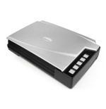 Plustek opticbook a300 plus 600 x 600 dpi escáner de cama plana negro, plata