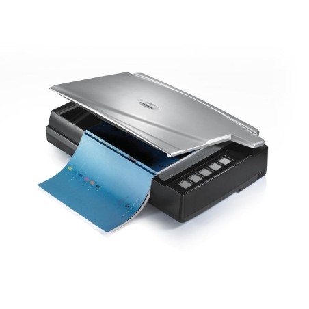 Plustek opticbook a300 plus 600 x 600 dpi escáner de cama plana negro, plata