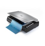 Plustek opticbook a300 plus 600 x 600 dpi escáner de cama plana negro, plata