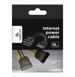 Gembird cable bifurcador sata  a doble sata  m/h  0.15m negro cc-satam2f-01