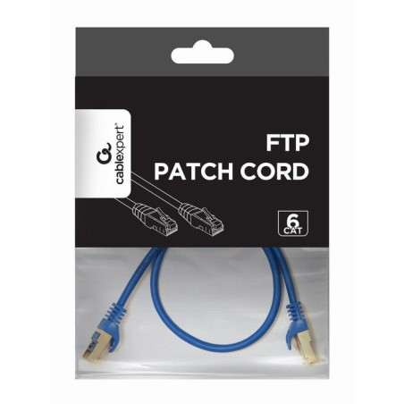Gembird cable de red ftp cat6 awg24 0.50m azul