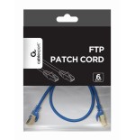 Gembird cable de red ftp cat6 awg24 0.50m azul