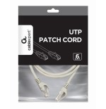 Gembird cable de red utp cat6 awg26 2m gris