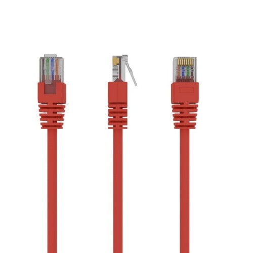 Gembird cable de red utp cat5e 0.50m rojo