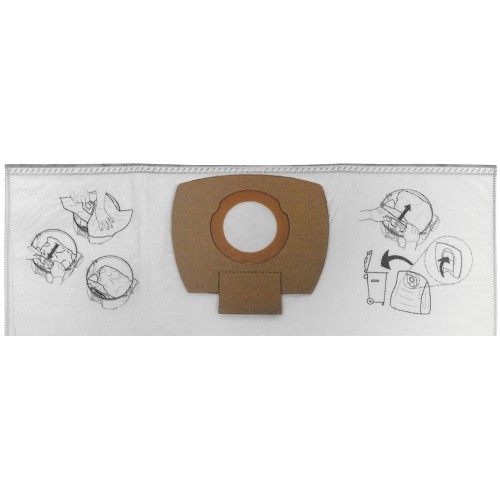 Makita bolsa de filtro p-72899, clase l, bolsas de aspiradora p-72899