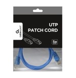 Gembird cable de red utp cat5e 1.50m azul