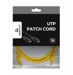 Gembird cable de red utp cat5e  3m amarillo
