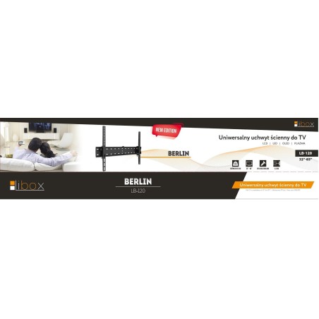 Soporte de pared para televisor libox berlin lb-120  37" - 70"  50 kg máx.