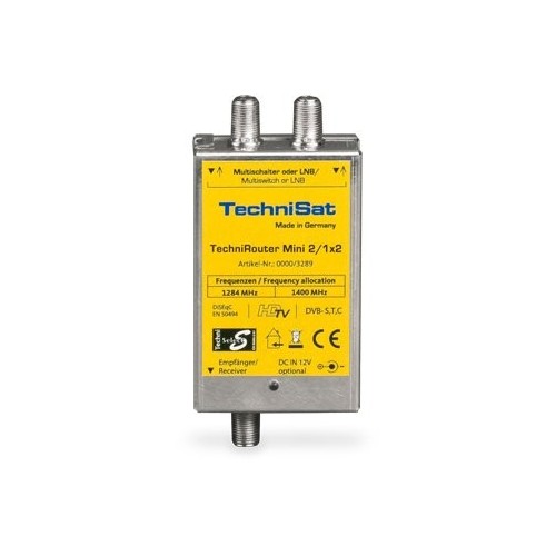 Technisat technirouter mini 2/1x2, multiconmutador
