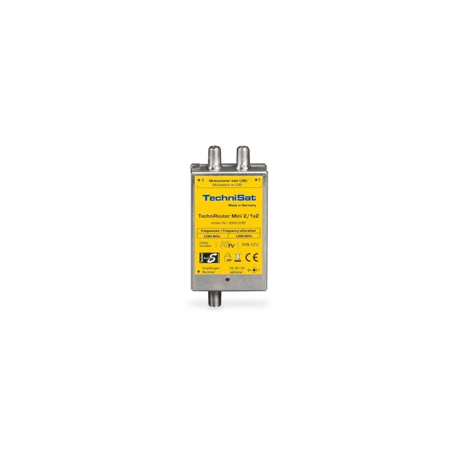 Technisat technirouter mini 2/1x2, multiconmutador