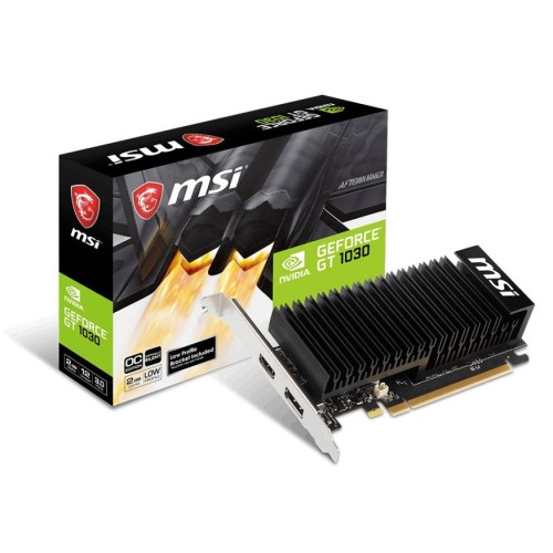 Tarjeta gráfica msi gt 1030 2ghd4 lp oc 2 gb pci-e 2gb ddr4/hdmi/displayport