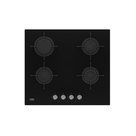 Beko hilg 64220 s placa de cocción negro empotrable gas 4 zona (s)