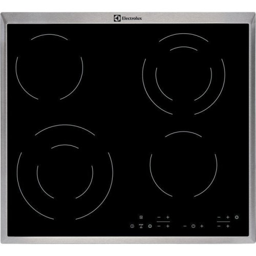 Placa de cocción electrolux ehf6342xok negro empotrable cerámica 4 zona (s)