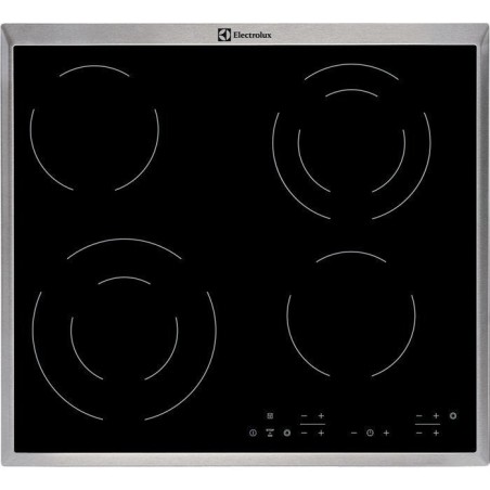 Placa de cocción electrolux ehf6342xok negro empotrable cerámica 4 zona (s)