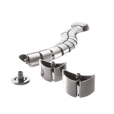 Logilink organizador de cables vertical con soporte 720x75mm altura ajustable