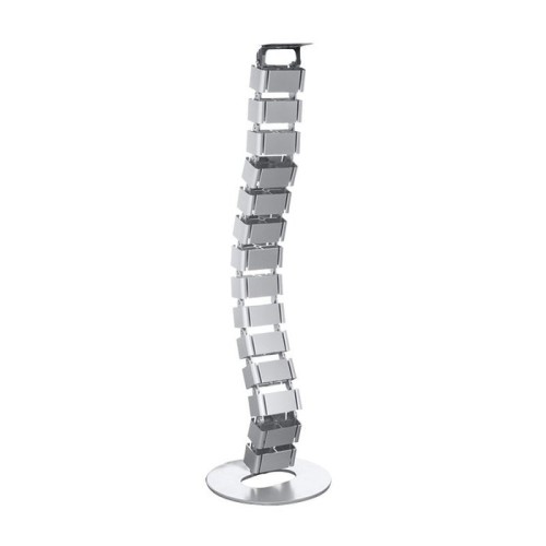 Logilink organizador de cables vertical rectangular con base  800x68mm altura ajustable
