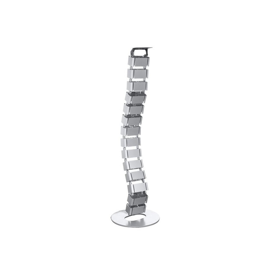 Logilink organizador de cables vertical rectangular con base  800x68mm altura ajustable