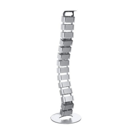 Logilink organizador de cables vertical rectangular con base  800x68mm altura ajustable