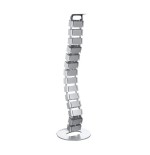 Logilink organizador de cables vertical rectangular con base  800x68mm altura ajustable