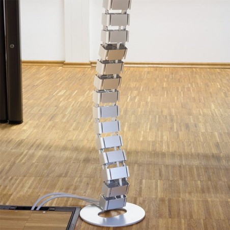 Logilink organizador de cables vertical rectangular con base  800x68mm altura ajustable