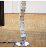 Logilink organizador de cables vertical rectangular con base  800x68mm altura ajustable