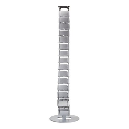Logilink organizador de cables vertical rectangular con base  800x68mm altura ajustable
