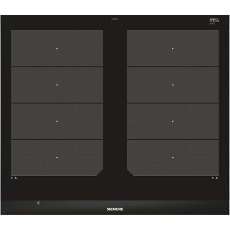 Siemens ex675lxc1e hobs negro, acero inoxidable integrado con placa de inducción 4 zona(s)