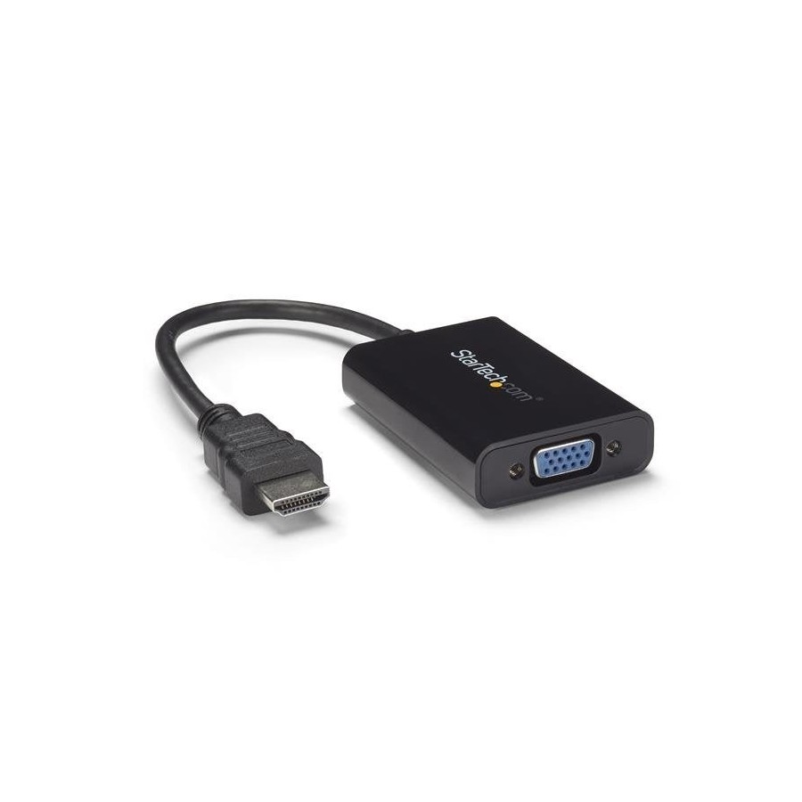 Startech cable adaptador hdmi a vga activo 1920 x 1080  720p1080p  negro