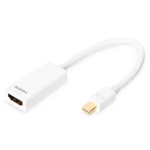 Digitus  adapter mini dp-hdmi typ a m/m blanco