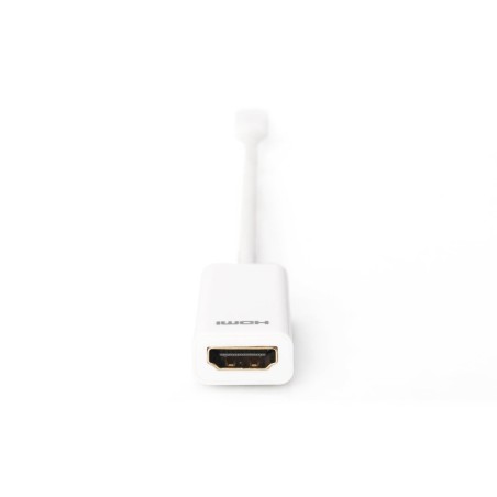 Digitus  adapter mini dp-hdmi typ a m/m blanco