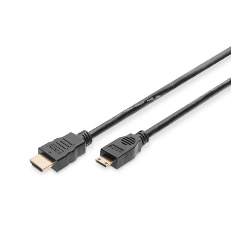 Assmann hdmi 1.3 highspeed connection cable hdmi a m /minihdmi c m 3m black