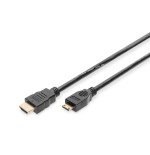 Assmann hdmi 1.3 highspeed connection cable hdmi a m /minihdmi c m 3m black