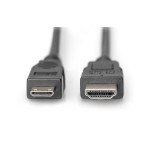 Assmann hdmi 1.3 highspeed connection cable hdmi a m /minihdmi c m 3m black