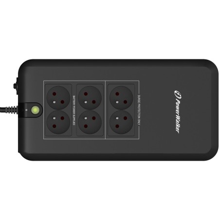 Power walker ups standby/off-line 800va 4x fr +2x fr out (listwa)