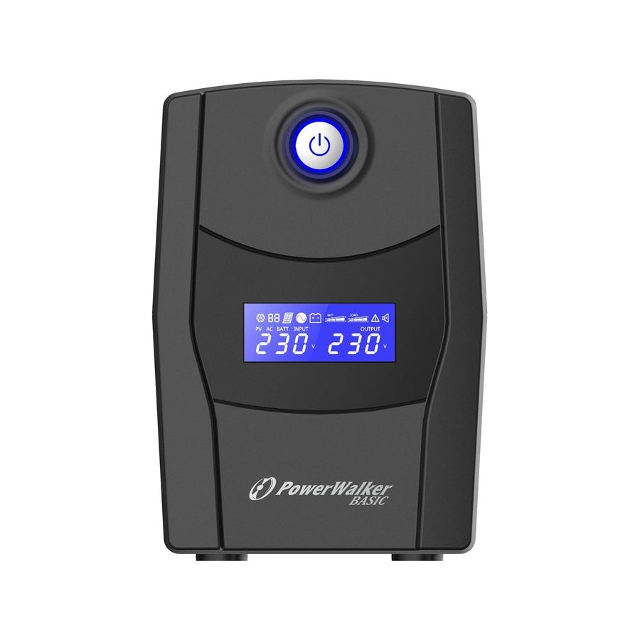 Power walker ups line-interactive 600va stl fr 2x pl 230v, rj11/45 in/out, usb