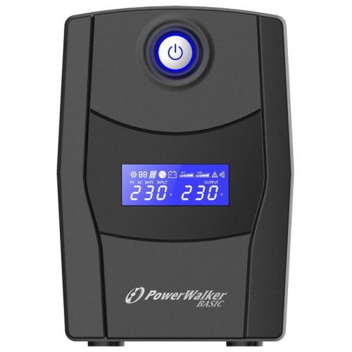 Power walker ups line-interactive 800va stl fr 2x pl 230v, rj11/45 in/out, usb
