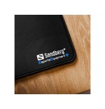 Alfombrilla de raton sandberg gaming 45 x 40 cm, negro