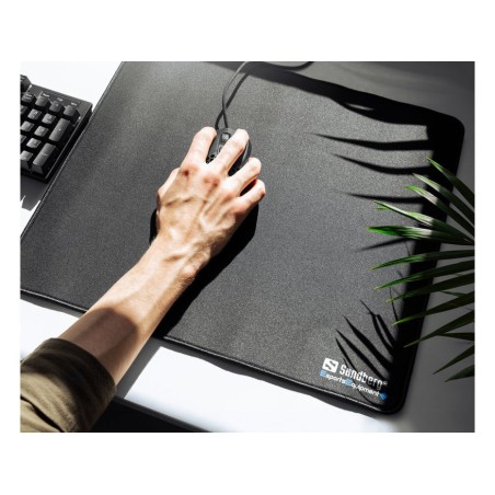 Alfombrilla de raton sandberg gaming 45 x 40 cm, negro