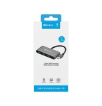 Sandberg usb-c - 3xusb 3.0 hub + pd