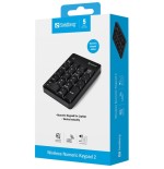 Sandberg 630-05 - teclado numérico inalámbrico, negro