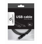 Gembird cable usb 2.0 a mini-usb 0.30m negro