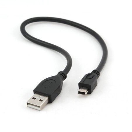 Gembird cable usb 2.0 a mini-usb 0.30m negro