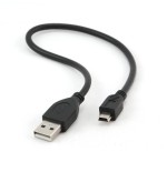 Gembird cable usb 2.0 a mini-usb 0.30m negro