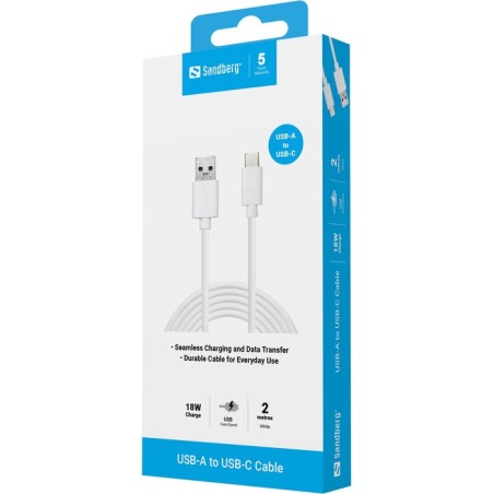 Sandberg usb-c 3.1 to usb-a 3.0 cable 2m