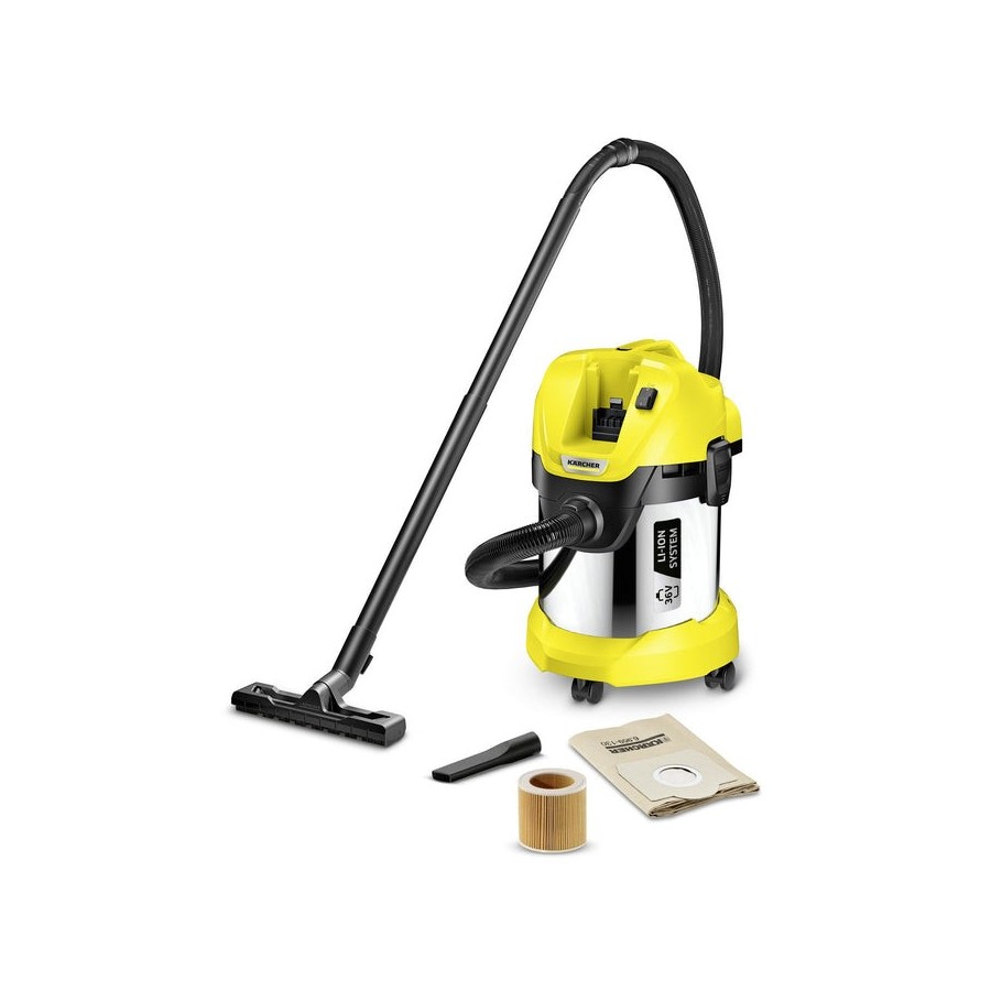 Aspirador iindustrial kärcher wd3 batería premium 1.629-950.0