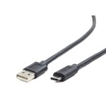 Gembird cable usb 2.0 a usb tipo c 3m negro