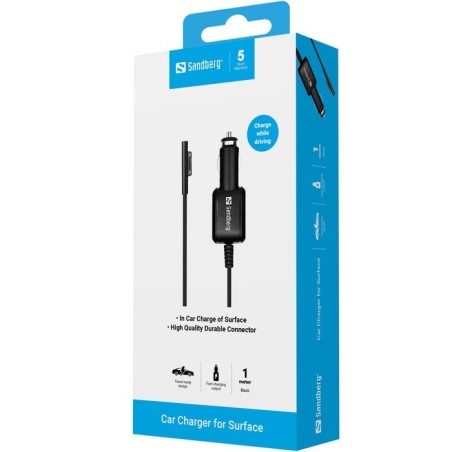 Cargador de coche sandberg surface pro 3/4