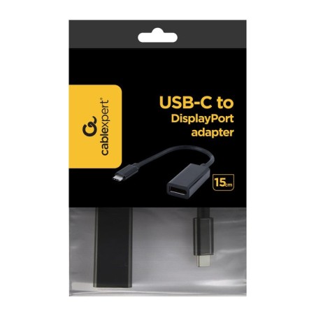 Gembird adaptador usb tipo c  a displayport  negro