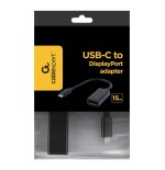 Gembird adaptador usb tipo c  a displayport  negro