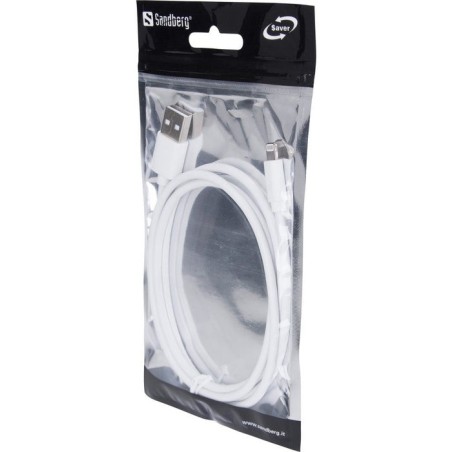 Sandberg cable usb - lightning mfi 1m saver